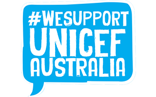 We support UNICEF Australia